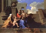 Nicolas Poussin, The Saint Family on the stair